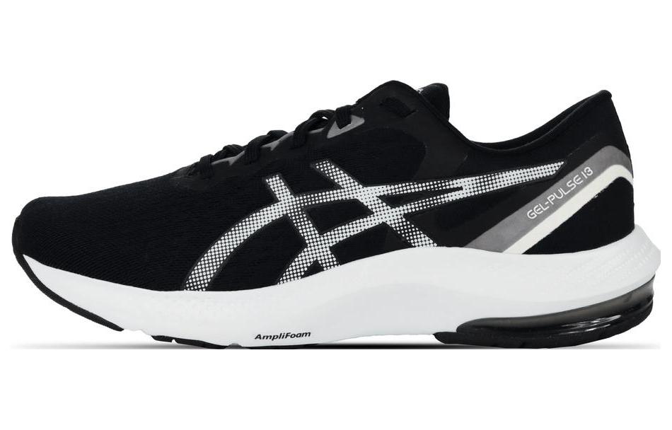 Asics Gel Pulse 13 Comfortable Abrasion Resistant Breathable Low top Running Shoes Men's Black White