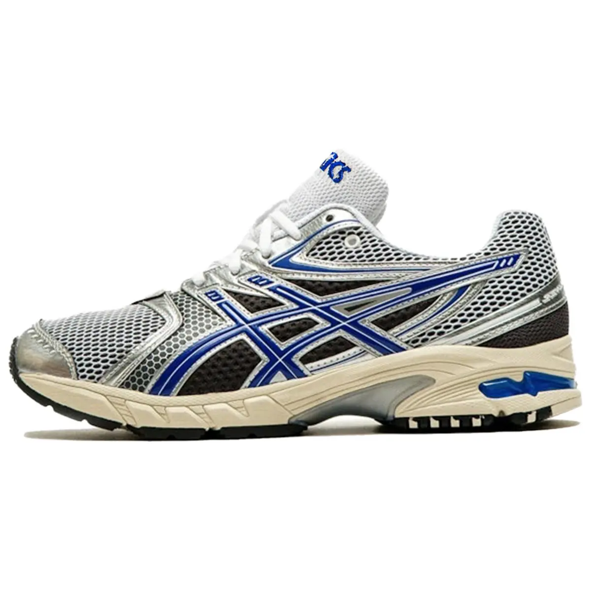 ASICS GEL DS TRAINER 14 Fabric Abrasion Resistant Breathable Low top Running Shoes Unisex Gray Silver Blue