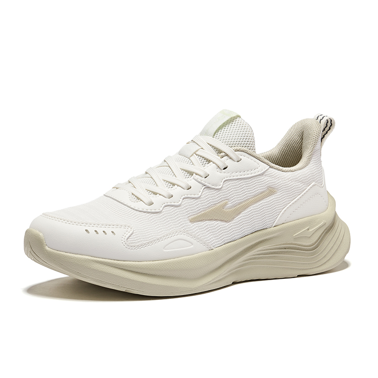 Erke Beling Cushioning Abrasion Resistant Low top Running Shoes Women’s White