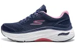 Skechers Max Cushioning Slip Resistant Abrasion Resistant Low top Running Shoes Women's Blue