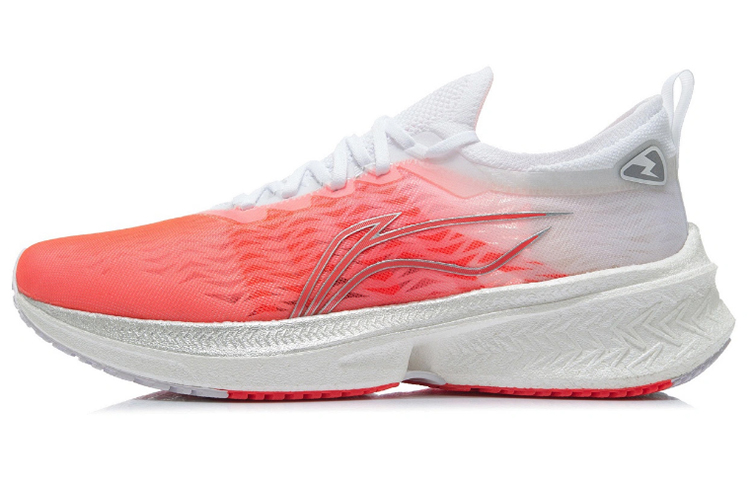 Li Ning Feidian Discovery Slip Resistant Abrasion Resistant Low top Running Shoes Men’s Neon Fruit Red