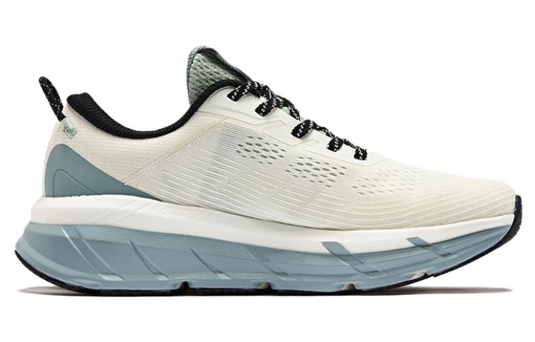 QIAODAN Sports Cushioning Low top Running Shoes Men’s Ivory Mountain Shadow Green