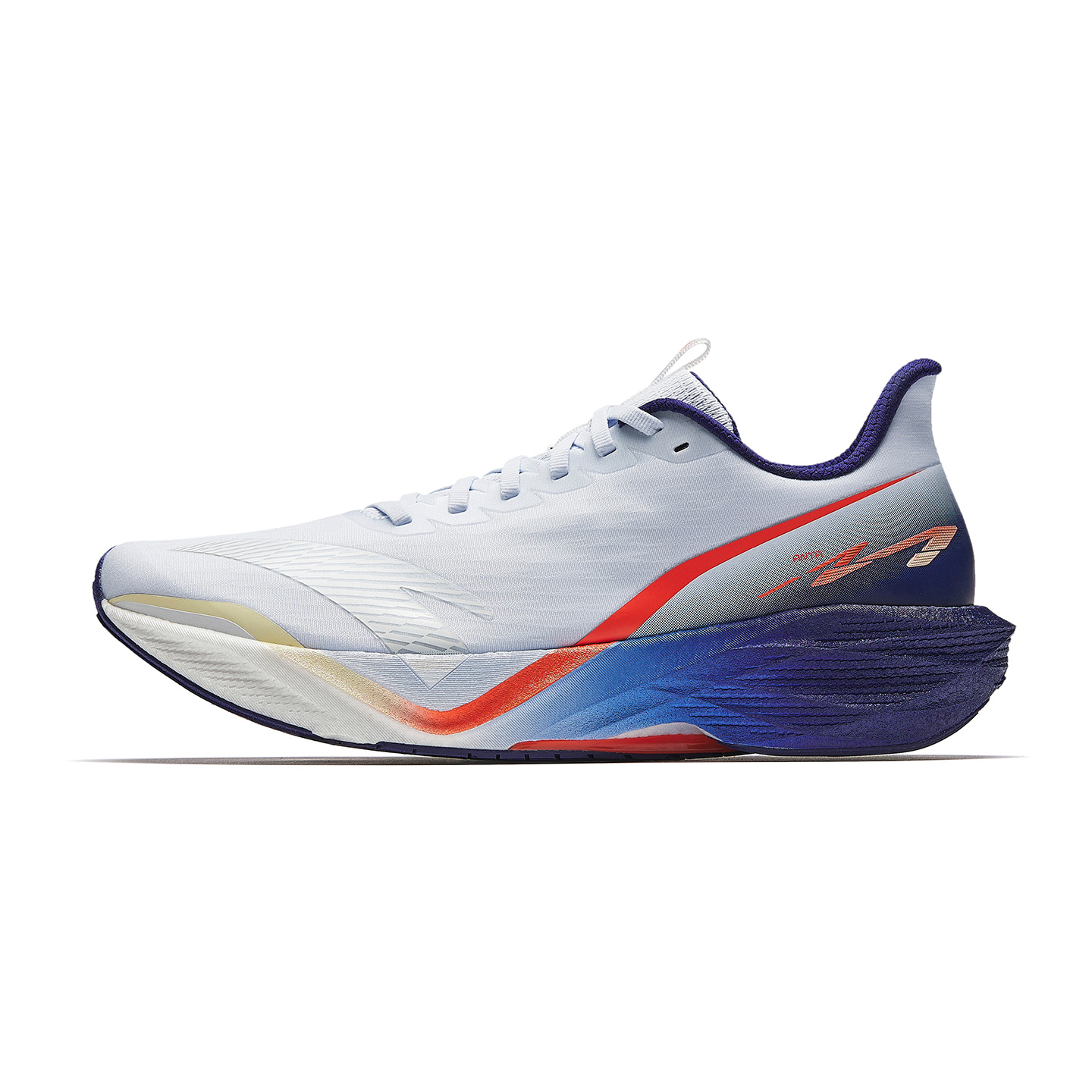 Anta Mach 6 Competition Training Cushioning Rebound Breathable Mesh Fabric Running Shoes Men's Light Blue