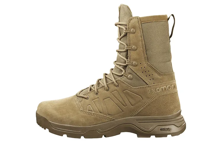 SALOMON Outdoor Shoes Men's High Top Desert Yellow