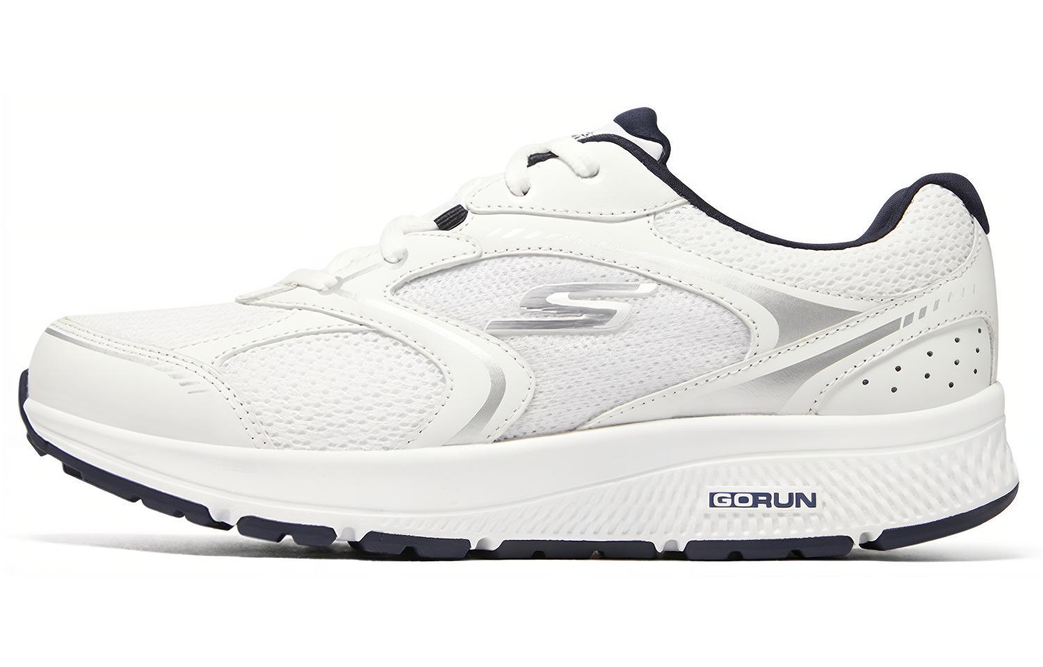Женские кроссовки Skechers Go Run Consistent (бело-синие)