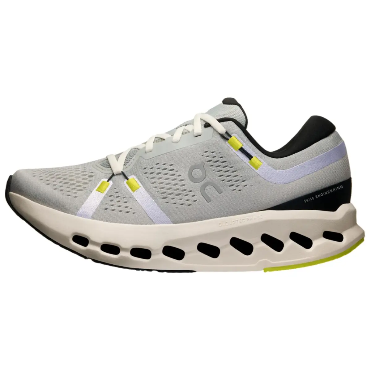 On Cloudsurfer 2 Fabric Breathable Low top Casual City Commuting Running Shoes Men's Gray