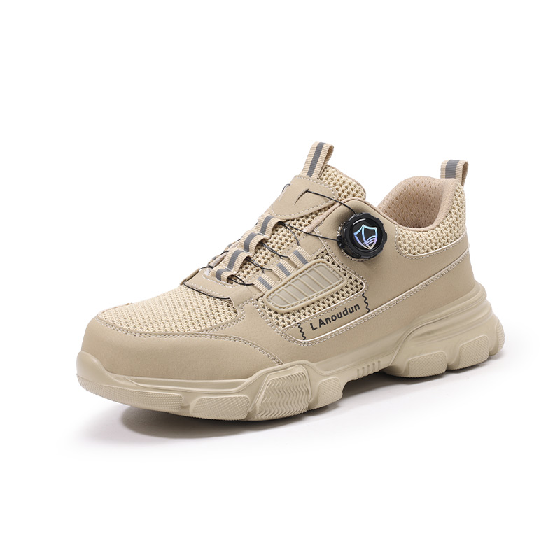 LANOUDUN Abrasion Resistant, Breathable, Impact Resistant Low top Outdoor Shoes Unisex Khaki