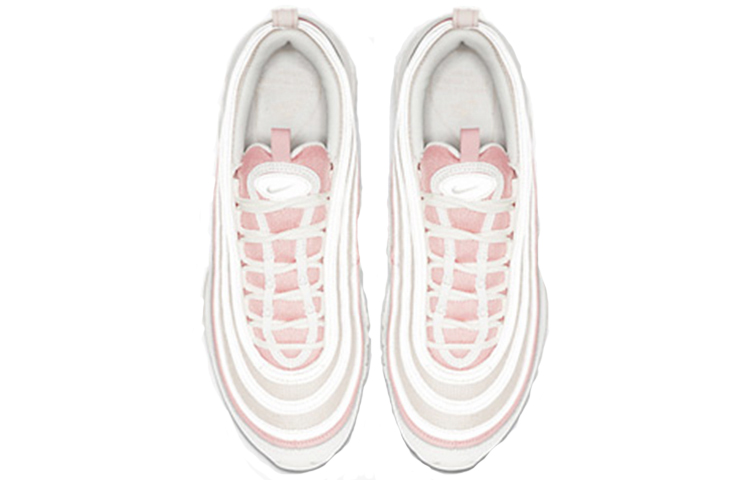 Женские кроссовки Nike Air Max 97 (бело-розовые) — Белый / розовый — фото 4