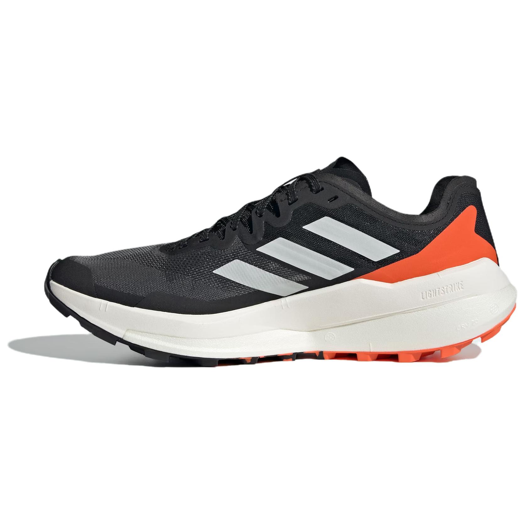 Мужские кроссовки adidas Terrex Agravic Speed Trail (черно-оранжевые)