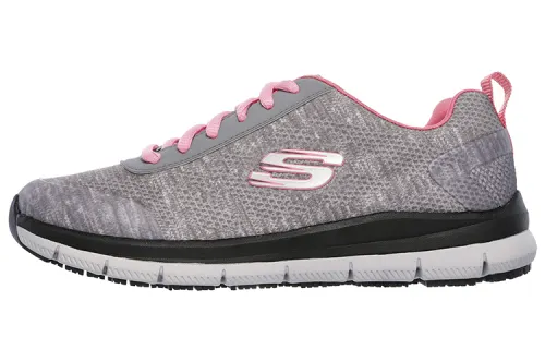 Skechers Running Shoes Women's Low Top Gray/Pink