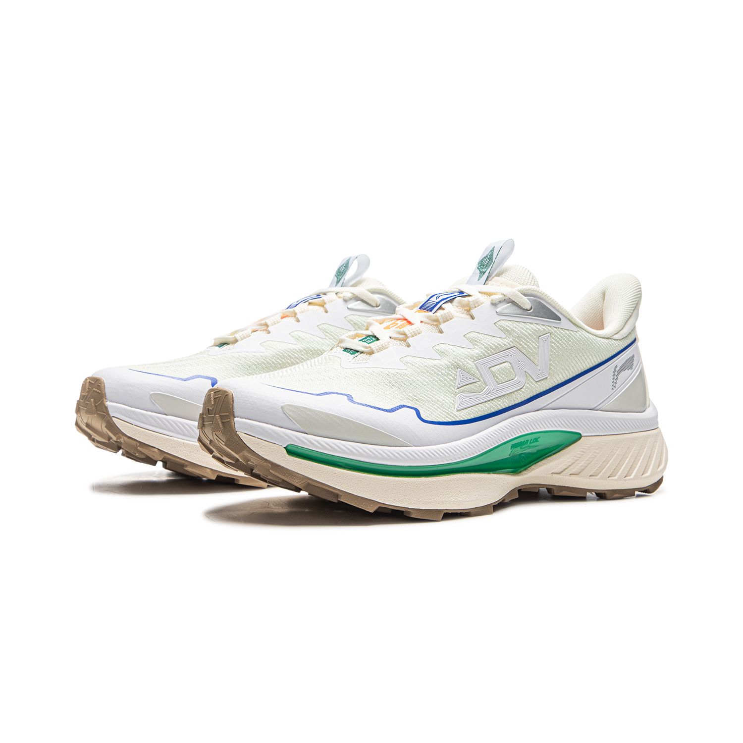 Li Ning Cushioning Abrasion Resistant Slip Resistant Rebound Low top Trail Running Shoes Women’s Ecru