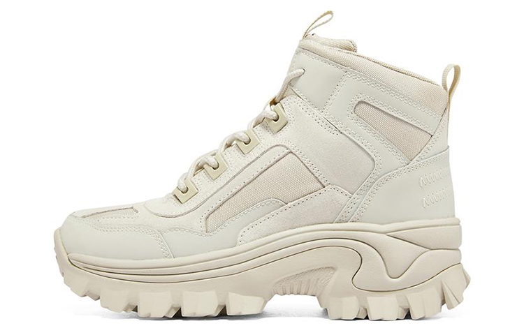 Skechers Street Blo Textile, Leather Cushioning Abrasion Resistant Height Increasing High top Chunky Sneakers Women's