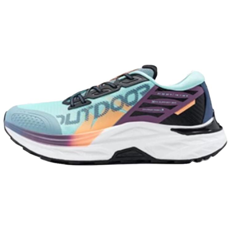 XTEP Comfortable Slip Resistant Rebound Low top Running Shoes Men’s Ice Blue/Black