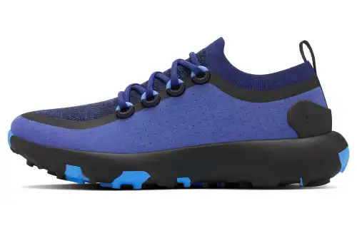 Allbirds Trail Runner SWT Cushioning Breathable Low top Running Shoes Men's Misty Blue