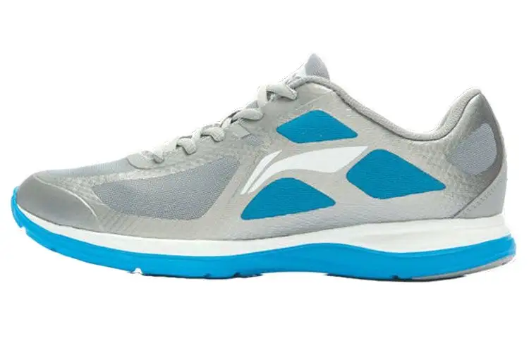 Li Ning Breathable Low top Running Shoes Men's Gray