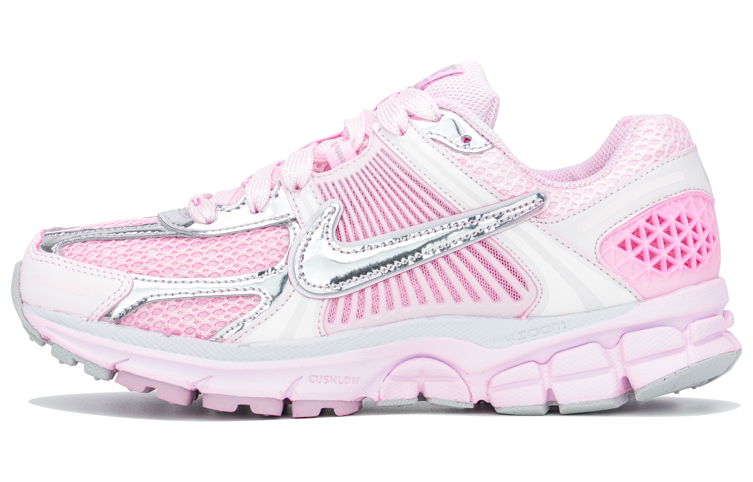 Nike Zoom Vomero 5 Slip Resistant Abrasion Resistant Low top Running Shoes Women’s Pink Silver