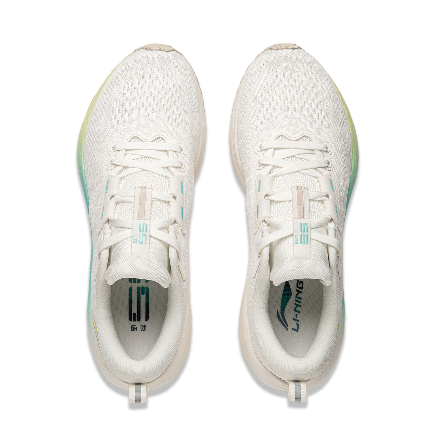 Li Ning MINE JUMP 2.0 V2 Low top Casual Long Distance Running Sprint Running Shoes Women’s Mist White