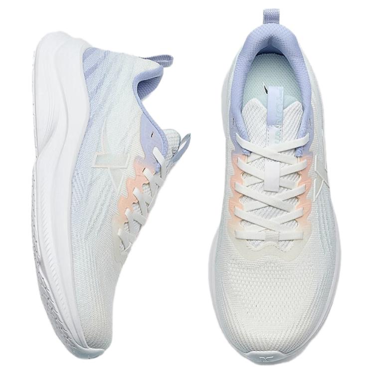 XTEP Abrasion Resistant Rebound Low top Running Shoes Women’s White Purple Orange