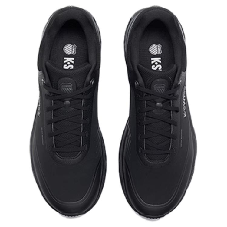 K·SWISS Slip Resistant Abrasion Resistant Low top Running Shoes Men’s Black