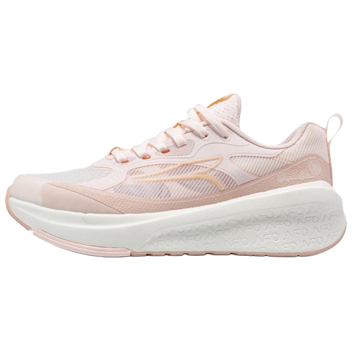 361° Slip Resistant Abrasion Resistant Low top Casual Training Running Shoes Women’s White Pink Feather White