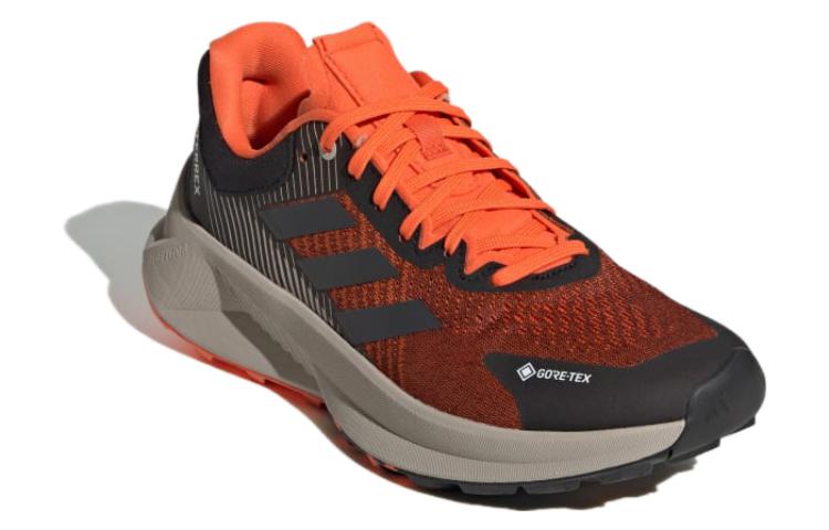 Adidas Terrex Soulstride Flow Gore Tex Core Black Grey Semi Impact Orange Women’s