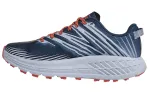 HOKA ONE ONE Speedgoat 4 Running Shoes Women's Low Top Blue/Orange