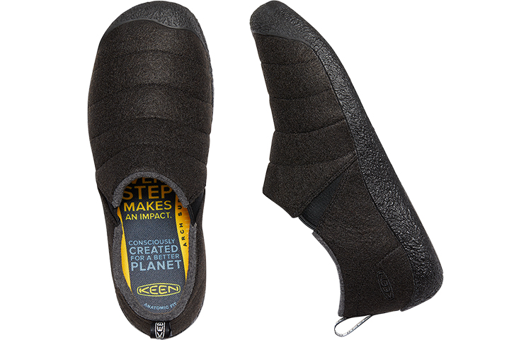 Keen Howser Cushioning Slip Resistant Abrasion Resistant Low top Outdoor Shoes Men’s Black Felt