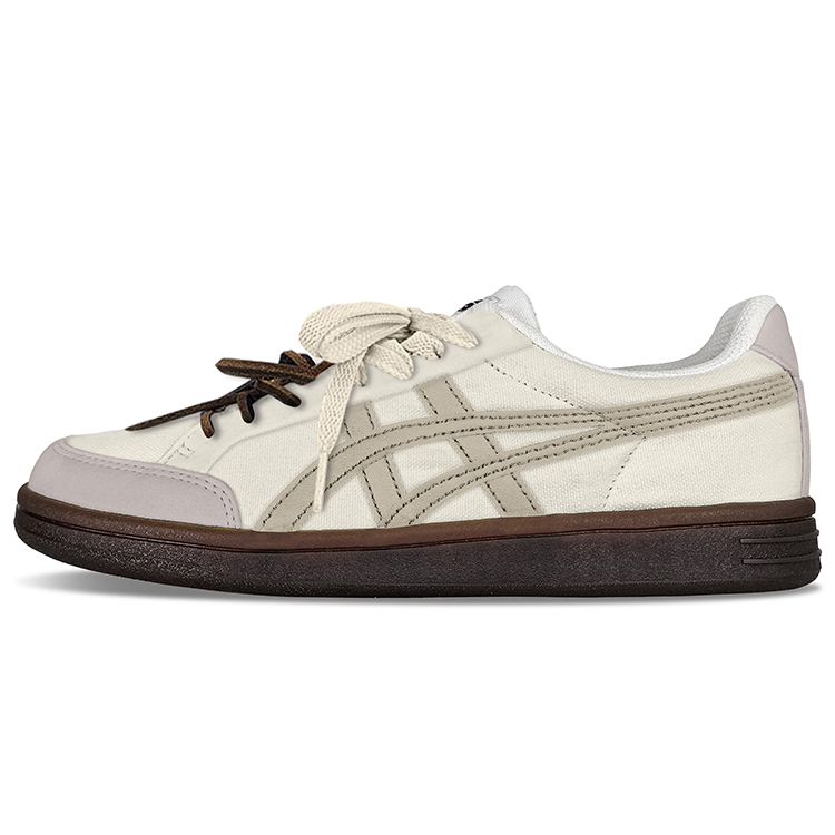Onitsuka Tiger Advanti Low top Skateboard Shoes Unisex Gray Beige
