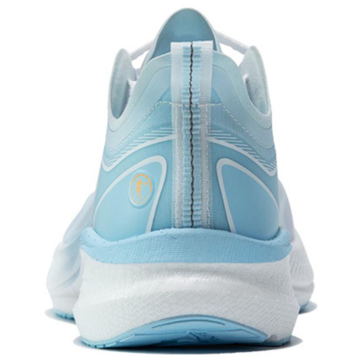 QIAODAN Light Speed 4.0 PLUS Cushioning Rebound Low top Casual Running Shoes Men’s White Blue