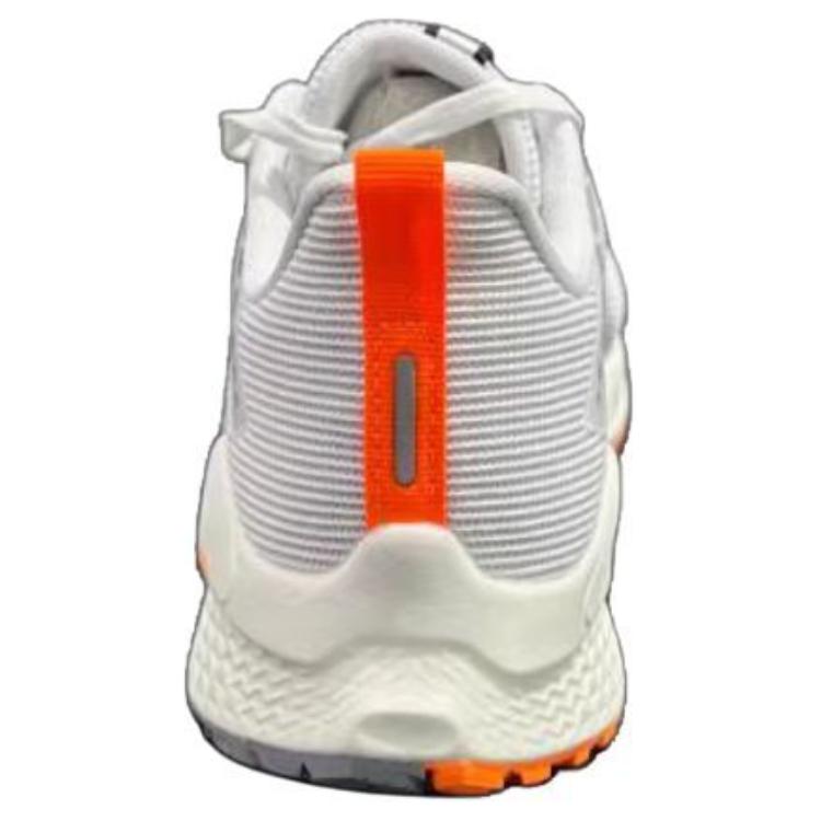 Li Ning Cushioning Slip Resistant Abrasion Resistant Low top Casual Running Shoes Women’s White Orange