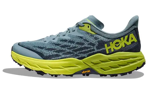HOKA ONE ONE Speedgoat 5 Stone Blue Dark Citron