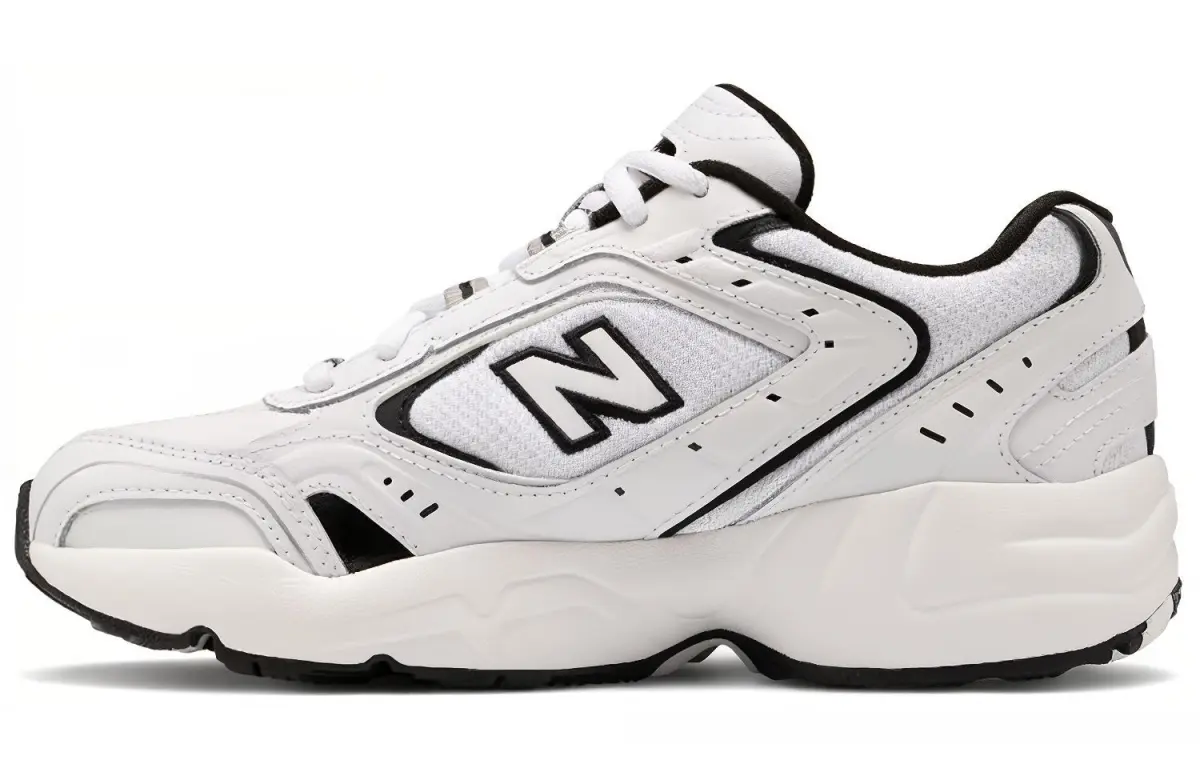 New Balance NB 452 Cushioning Abrasion Resistant Breathable Low top Casual Running Shoes Women's Black White Gray