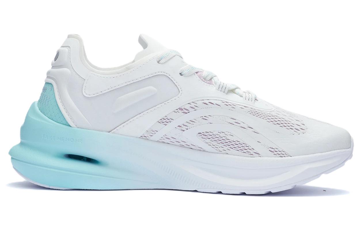 Li Ning Jogging Cushioning Reflective Rebound Cushioning Reflective Rebound Low top Running Shoes Women’s White Blue