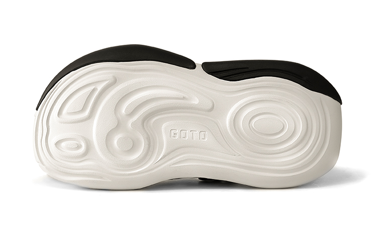 GOTO Nebula EVA Clogs Unisex Black White