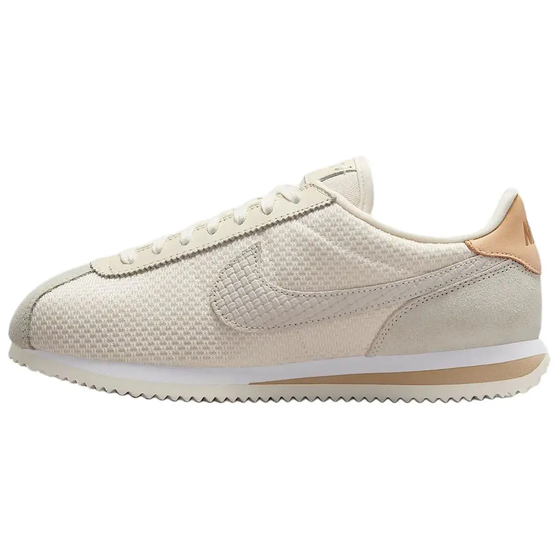 Nike Cortez Abrasion Resistant Low top Casual Running Shoes Women's White