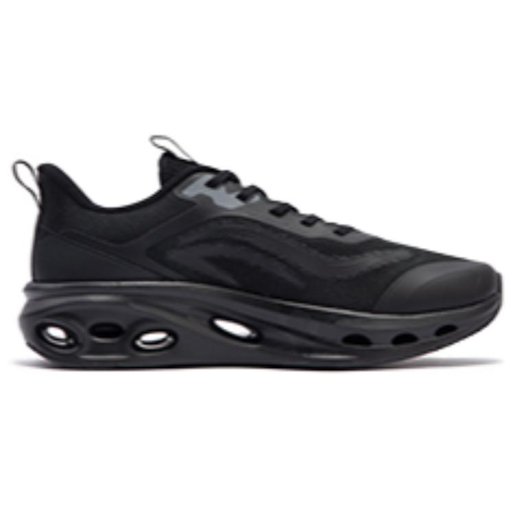 361° Cushioning Breathable Low top Running Shoes Men’s Black Gray