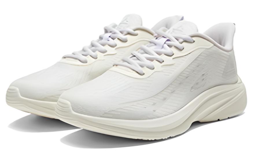 PEAK Slip Resistant, Abrasion Resistant, Breathable Low top Running Shoes Women’s Canvas White