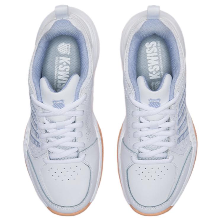 K·SWISS Textile, Synthetic Leather Low top Running Shoes Women’s White Gray