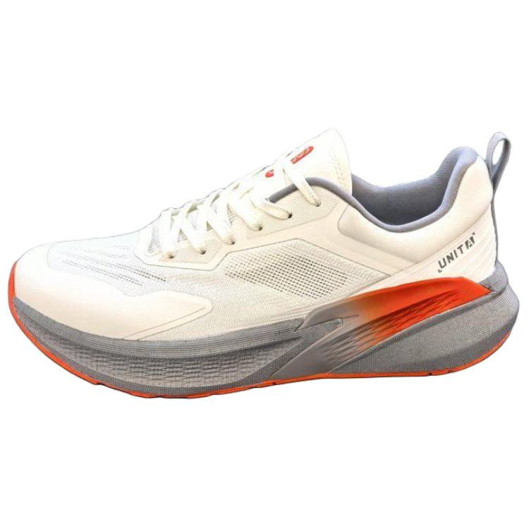 Anta Cushioning Slip Resistant Abrasion Resistant Low top Casual Running Shoes Men’s Beige Red