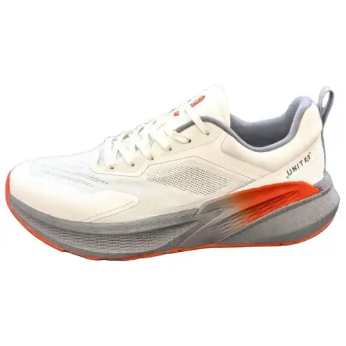 Anta Cushioning Slip Resistant Abrasion Resistant Low top Casual Running Shoes Men's Beige Red