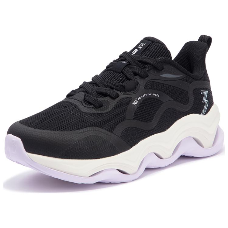 361° Cushioning Slip Resistant Low top Running Shoes Women’s Black Purple