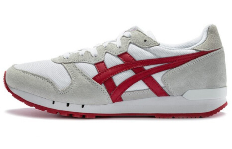Кроссовки Onitsuka Tiger Alvarado (бело-серо-красные)