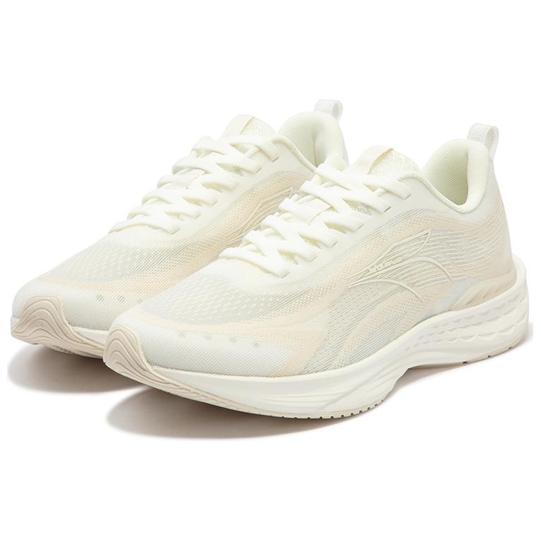 361° Flying Fish 3.0 Comfortable And Breathable Cushioning, Wear Resistant Low top Running Shoes Women’s Ecru