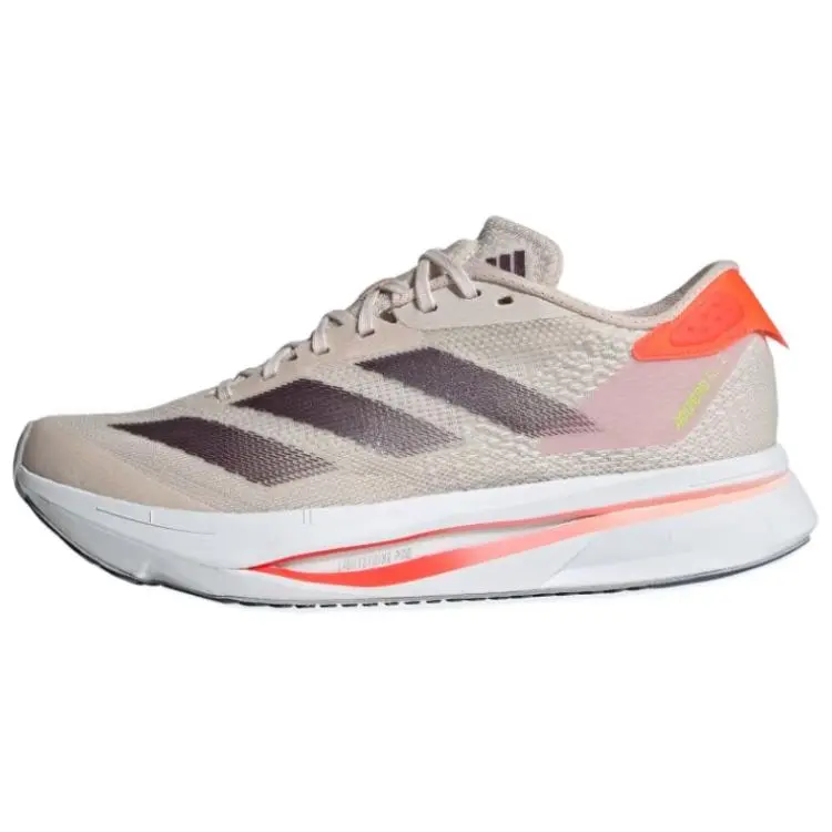 Adidas Adizero SL2 Breathable Low top Marathon Training Long Distance Running Shoes Women's Ecru