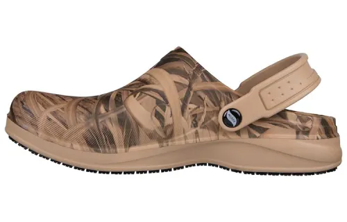 Skechers Arch Fit Closed Toe Slippers Men's Brown