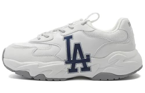 MLB Big Ball Chunky Textile, Artificial Leather Platform Breathable Height Increasing Low top Chunky Sneakers Unisex