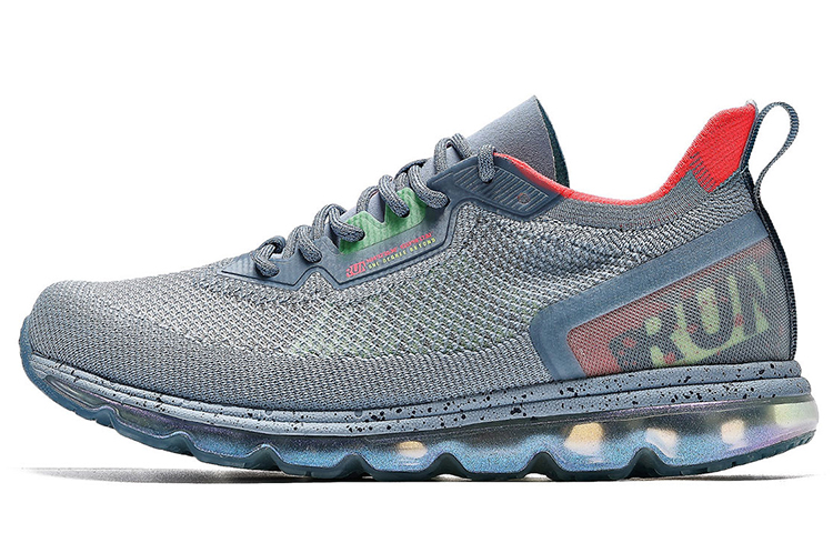 361° Breathable Low top Running Shoes Women’s Blue Gray Full Length Air Cushion, Comfortable