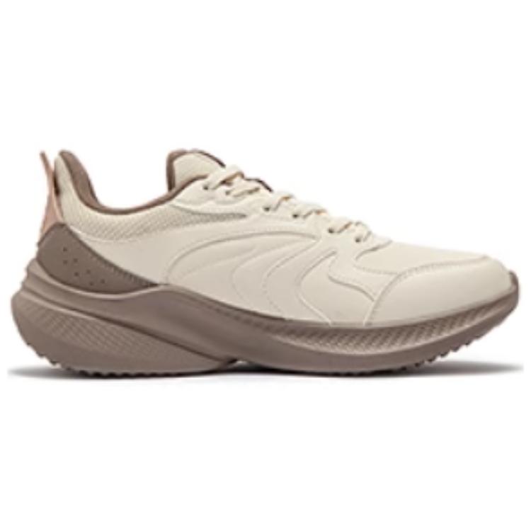 361° Slip Resistant And Abrasion Resistant Coverage Low top Casual Running Shoes Women’s Beige Brown
