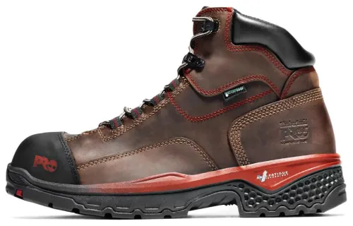 Timberland Boss Hog Thermal Abrasion Resistant Thermal Abrasion Resistant Waterproof Short Outdoor Boots Red Brown