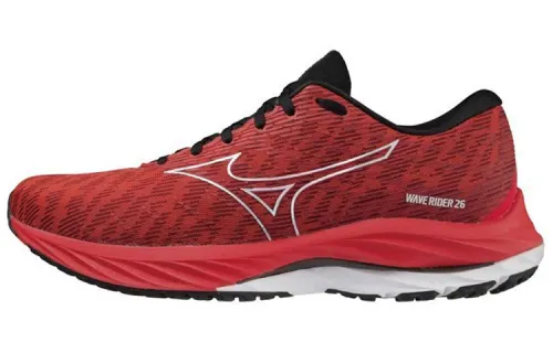 Mizuno Wave Rider 26 Low top Running Shoes Men's Red White